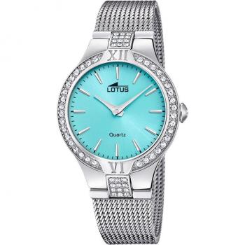 Reloj Lotus Bliss para Mujer 18894/2 con Esfera Azul, Acero Inoxidable y Circonitas