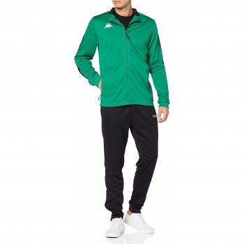 Kappa SALCITO TKS Chándal, Hombre, Verde/Negro, 2XL