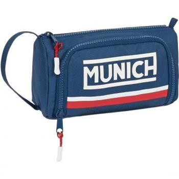 Estuche Escolar Munich Soon Azul 20 x 11 x 8.5 cm