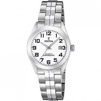 Festina Reloj Analógico para Mujer de Cuarzo con Correa en Acero Inoxidable F20438/1