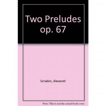 Two preludes op. 67 piano
