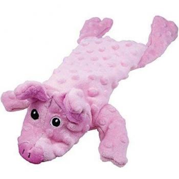Peluche para Perros Gloria - Tamaño 32 cm - Peluche DogMonsters Cerdo - Juguete para Perros - Peluche con Sonido - Textura Suave - Material Resistente - con Hueco Interior para Botella - Color Rosa