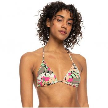 Top de bikini Roxy Printed Beach Classics mujer verde naranja rosa - XS