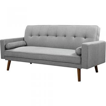 habitatetjardin Sofá Cama Clic clac Banny - 3 plazas - Gris Claro