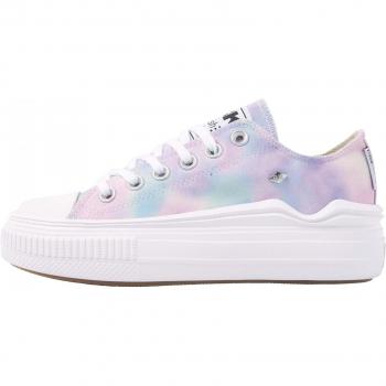 British Knights Women's Kaya Flow Low Sneakers - Pink Blue Tie Dye