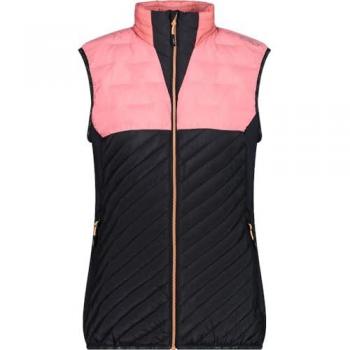 CMP Women's Hybrid Vest Dark Grey-Peach