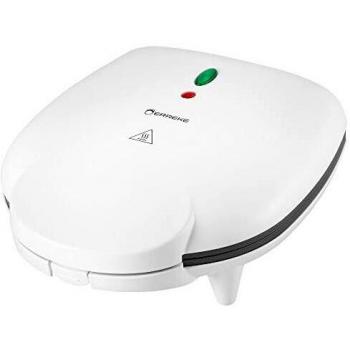 Erreke – Tostiarepas Eléctrico para 6 Arepas, Antiadherente Sin Aceite, Listas en 12 Minutos, Color Blanco.