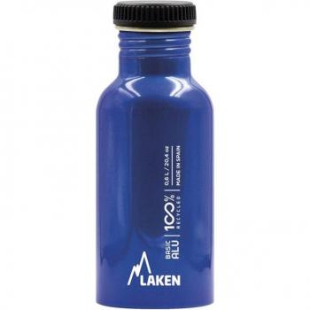 Botella básica Laken de aluminio 0,75 L color azul t.plain