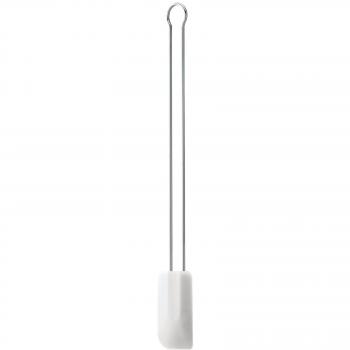 Rösle Silicone Spatula 26 cm White, Dishwasher Safe, Stainless Steel Handle