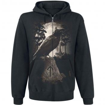 Toxic Angel Fallen Capucha con Cremallera Negro 3XL