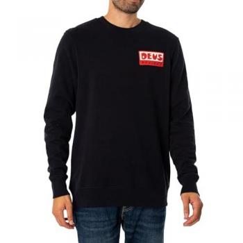Deus Ex Machina Nice To See You Black Sweatshirt for Men, Size L