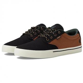 Etnies Jameson 2 Eco Zapatillas de Skate para Hombre, Color Negro/Broneado/Naranja, Talla 39 EU