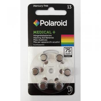 1 x 6 Polaroid Zinc Air 13 Hörgeräte Batterien
