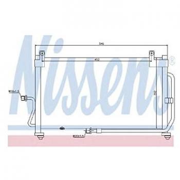 Condensador de aire acondicionado NISSENS 94411, compatible con sistemas de aire acondicionado, alta eficiencia en refrigeración, diseño optimizado para un mejor flujo de aire, fabricado con materiales duraderos y resistentes a la corrosión