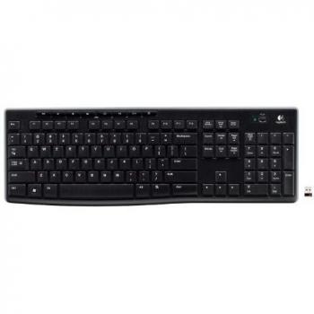 Logitech K270 - Teclado (Standard, Wireless, RF Wireless, QWERTZ, Black)