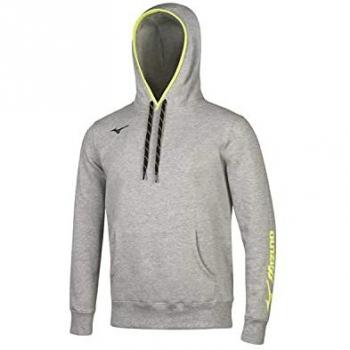 Mizuno Team Gray XL Men's Hooded Sweatshirt