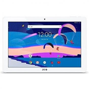 SPC Gravity - Tablet con pantalla IPS HD 10.1 pulgadas, memoria interna 32GB, RAM 3GB, WiFi y Bluetooth – Color Blanca