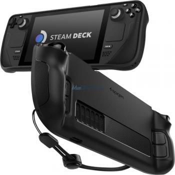 Funda Resistente Spigen Rugged Armor para Steam Deck (Negra)