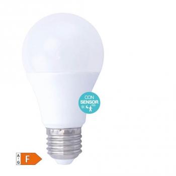 Bombilla LED Estándar con Sensor de Luz 9W E27 6000K