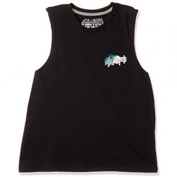 Volcom Stone Hour Tank Camiseta de Tirantes, Mujer, Black, XS