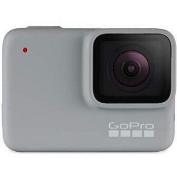 GoPro HERO7 White - Cámara de acción digital sumergible con pantalla táctil, vídeo HD 1440p y fotos de 10 MP