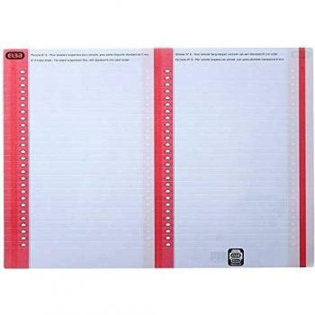 Elba 100330201 - Pack de 10 hojas 27 etiquetas para carpetas colgantes para armario