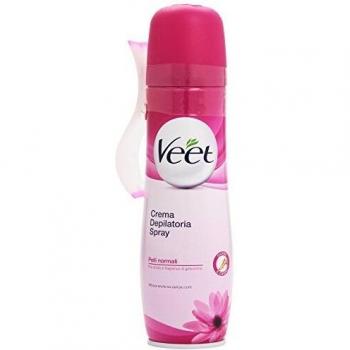 Veet Crema Depilatoria Spray Pelli Normali, 150 ml - [confezione da 3]