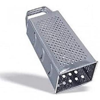 imf Serie INOX Rallador 4 Caras, Stainless Steel, Acero Inoxidable, 21 x 8 x 5 cm