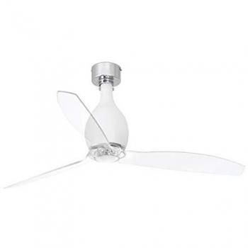 Ventilador de Techo Mini Eterfan Blanco Mate con Motor DC y Control Remoto Wifi 1280mm