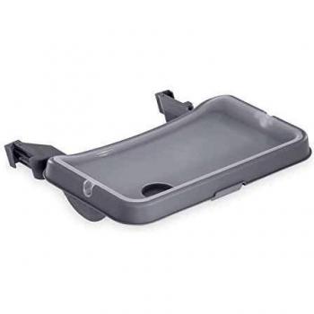 Bandeja para Trona Evolutiva Hauck Alpha Tray Gris, Compatible con Alpha+ y Beta+, Regulable, Extraíble, con Portavaso