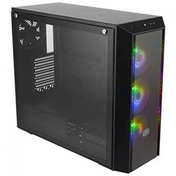 Caja Cooler Master MasterBox Pro 5 ARGB Midi Tower Negra con Ventana Lateral, Soporte ATX y Ventiladores RGB incluidos