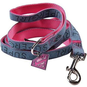CERDÁ LIFE'S LITTLE MOMENTS Correa Perro Pequeño de Naylon de 1 Metro, Licencia Oficial de Super Girl