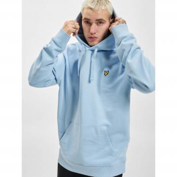 Lyle & Scott Men's Pullover Hoodie - Blue - Cotton - Size Small