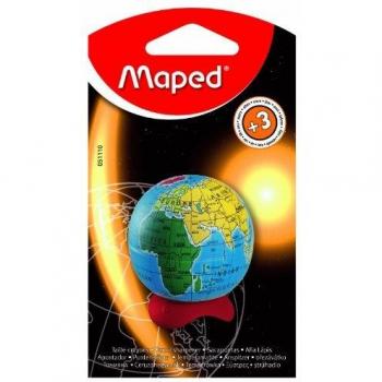 Sacapuntas Maped Globo con Depósito de 1 Agujero