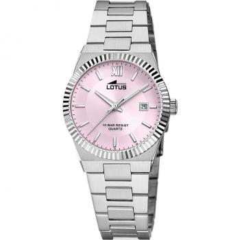 Reloj Lotus Freedom 18838/2 para Mujer, Esfera Rosa, Acero Plateado