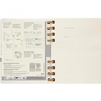 Agenda Académica Espiral XL 18 Meses Moleskine Remake Ostra 2022-2023