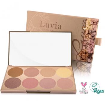 Luvia Prime Glow Paleta de Iluminadores Vol. 1 - 8 tonos, 3,3 g cada uno