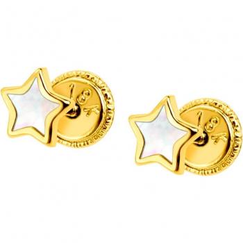 Pendientes De Niña Estrella Basics LG00031/4 Oro 9K