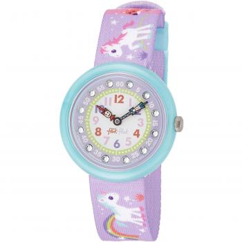 Flik Flak Girls' Analogue Quartz Watch with Textile Bracelet – FBNP033