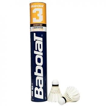Babolat Goose Feather 3 Volante, Adultos Unisex, Blanc