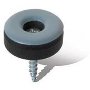Deslizante PTFE Ø38 Gris con Tornillo - 100 Unidades, Modelo Crate, Fabricación Europea