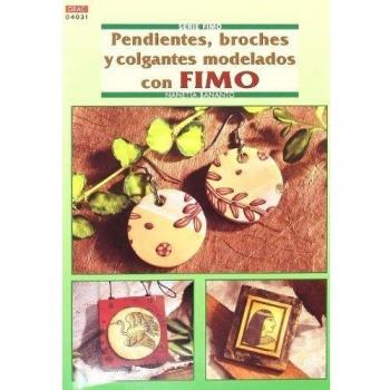 Pendientes, broches y colgantes modelados con fimo