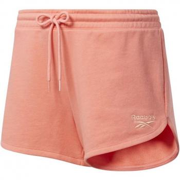 Pantalones Cortos Deportivos para Mujer Reebok Identity French Terry Salmón