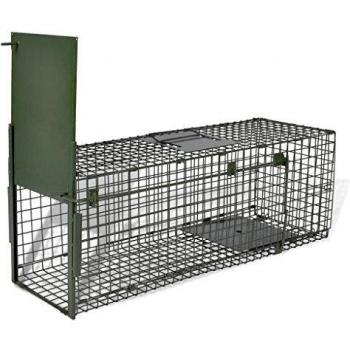 vidaXL Trampa para Animales Captura en Vivo 1 Puerta Alambre con Asa Jaula
