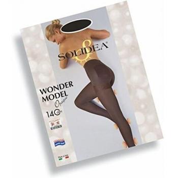 Medias de compresión opacas Solidea Wonder Model 140, 18-21 mmHg, talla 2M, color moka