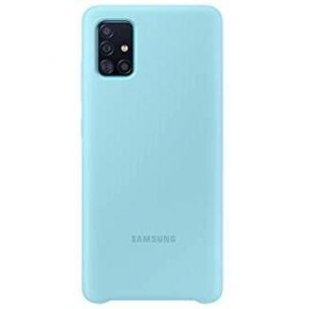 Samsung A51 - Carcasa de silicona, color Azul