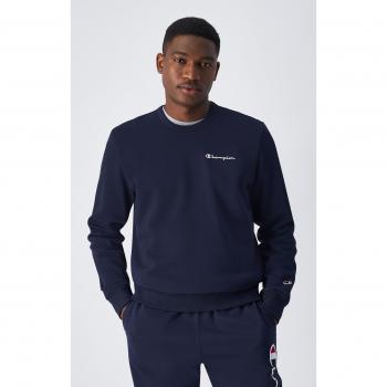 Sudadera Champion Small Logo azul marino - L, Sudadera CHAMPION CREWNECK SWEATSHIRT 220259 NNY Marino
