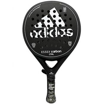 Pala de Pádel Adidas Essex Ctrl Black White - Control, Carbono, Diseño en blanco y negro