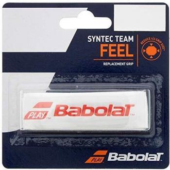 BABOLAT SYNTEC Team X1 Grip, Adultos Unisex, Blanc Rouge