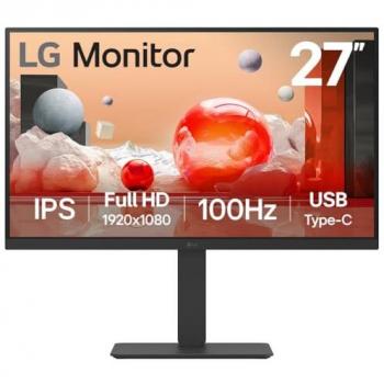 Monitor LG 27BA650-B Full HD 27 IPS HDMI DP Negro 100Hz 5ms